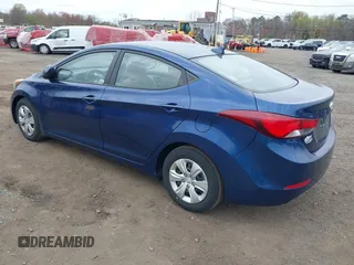 2016 Hyundai Elantra SE with VIN 5NPDH4AE5GH776391, listed as a IAAI auction lot 42082839 with 123,820 mi miles and . Bid and sale history available at DreamBid. Image 3.