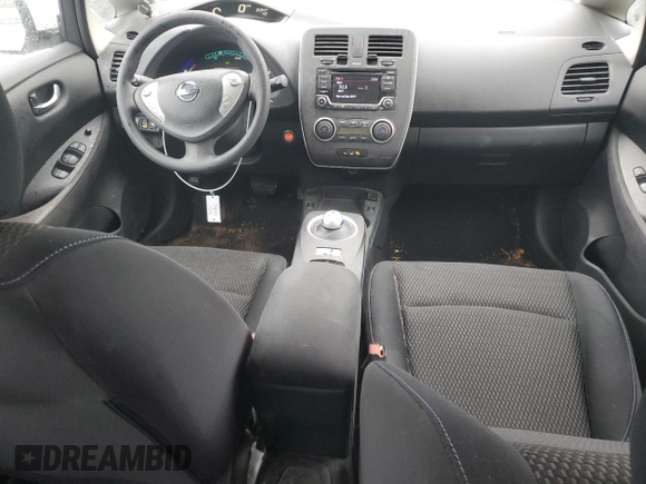 2017 Nissan LEAF SL with VIN 1N4BZ0CP1HC302498, listed as a Copart auction lot 81596034 with 32,514 mi miles and Salvage Title. Bid and sale history available at carsss.com. Image 8.