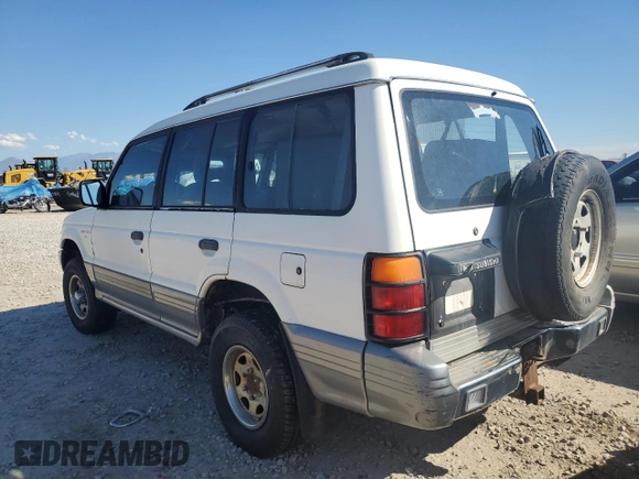 1995 Mitsubishi Montero z VIN JA4MR41H3SJ004800, wystawiony jako Copart lot #72036354 z przebiegiem 209 635 mil mil oraz Szkoda całkowita • Salvage title. Historia ofert i sprzedaży dostępna na DreamBid. Obrazek 2.