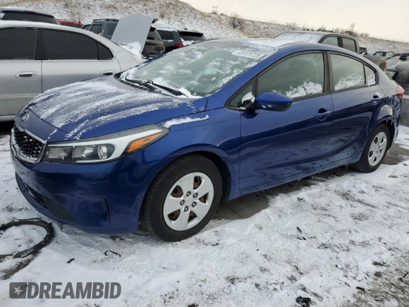 2017 Kia Forte LX with VIN 3KPFK4A79HE018703, listed as a Copart auction lot 45103725 with 79,485 mi miles and Salvage Title. Bid and sale history available at carsss.com. Image 1.