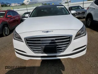 2015 Hyundai Genesis 3.8L with VIN KMHGN4JEXFU073049, listed as a Copart auction lot 68503014 with 113,609 mi miles and Salvage Title. Bid and sale history available at carsss.com. Image 5.