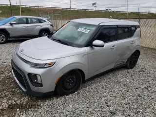 2020 Kia Soul LX with VIN KNDJ23AU0L7097259, listed as a Copart auction lot 53649355 with 96,485 mi miles and Salvage Title. Bid and sale history available at carsss.com. Image 1.
