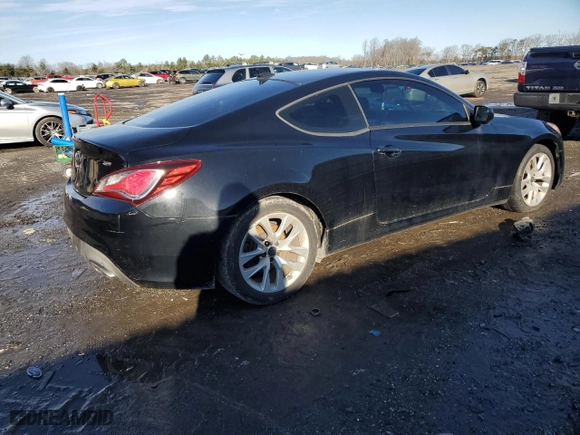 2013 Hyundai Genesis Coupe 2.0T with VIN KMHHT6KD8DU109491, listed as a Copart auction lot 44107525 with 107,914 mi miles and Clean Title. Bid and sale history available at carsss.com. Image 3.