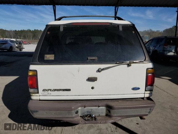 1997 Ford Explorer XLT with VIN 1FMDU32P7VUA19965, listed as a Copart auction lot 79505124 with 140,231 mi miles and Salvage title. Bid and sale history available at DreamBid. Image 6.
