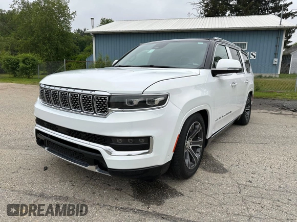 2022 Jeep Grand Wagoneer Series I with VIN 1C4SJVEJ7NS191397, listed as a Copart auction lot 60571015 with 18,595 mi miles and Clean title. Bid and sale history available at DreamBid. Image 2.