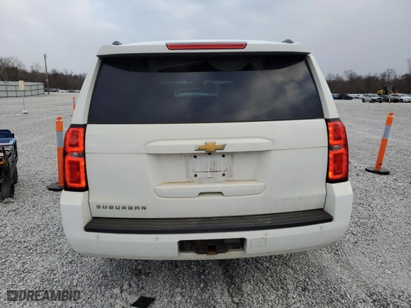 2016 Chevrolet Suburban LT with VIN 1GNSKHKC7GR139631, listed as a Copart auction lot 48179705 with 169,329 mi miles and Salvage Title. Bid and sale history available at carsss.com. Image 6.