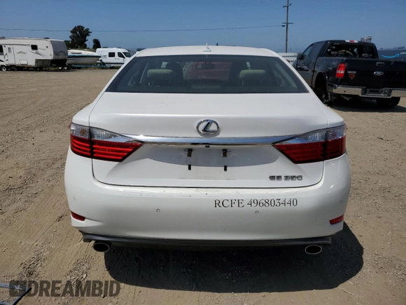 2013 Lexus ES 4dr Sdn with VIN JTHBK1GG6D2013808, listed as a Copart auction lot 53986165 with 128,857 mi miles and Clean Title. Bid and sale history available at carsss.com. Image 6.