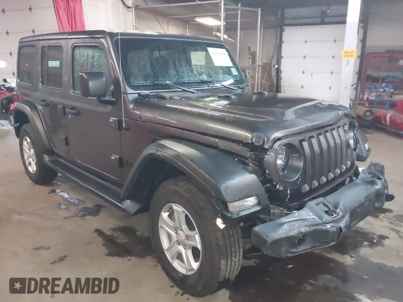 2022 Jeep Wrangler Unlimited Willys with VIN 1C4HJXDN9NW144374, listed as a IAAI auction lot 42325098 with 10,948 mi miles and . Bid and sale history available at DreamBid. Image 1.