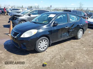 2012 Nissan Versa SV with VIN 3N1CN7AP0CL834668, listed as a IAAI auction lot 42032785 with 161,048 mi miles. Bid and sale history available at carsss.com. Image 2.