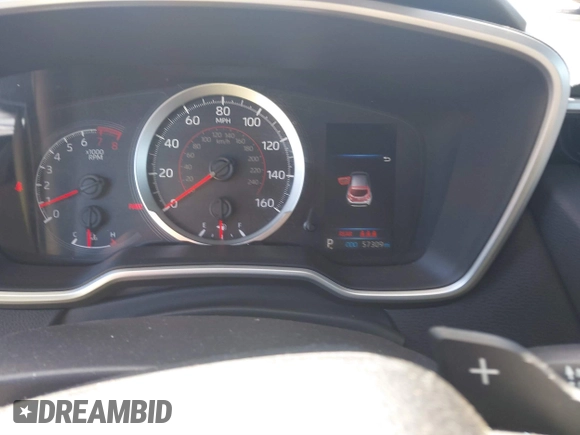 2021 Toyota Corolla SE with VIN JTND4MBE3M3144552, listed as a IAAI auction lot 41699317 with 57,309 mi miles and . Bid and sale history available at DreamBid. Image 7.