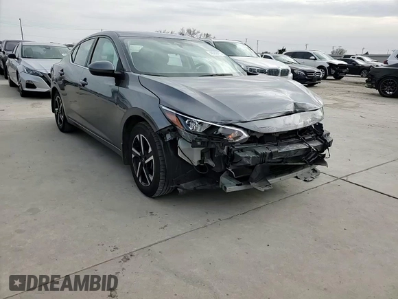 2024 Nissan Sentra SV with VIN 3N1AB8CV5RY284574, listed as a Copart auction lot 48289415 with 97,883 mi miles and Salvage Title. Bid and sale history available at carsss.com. Image 10.