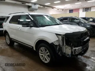 2018 Ford Explorer XLT with VIN 1FM5K8D87JGA29756, listed as a Copart auction lot 47776055 with 56,506 mi miles and Clean Title. Bid and sale history available at DreamBid. Image 4.