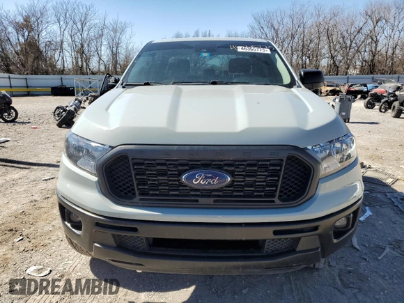 2023 Ford Ranger XL with VIN 1FTER4EH9PLE19779, listed as a Copart auction lot 46365775 with 52,491 mi miles and Salvage Title. Bid and sale history available at DreamBid. Image 5.