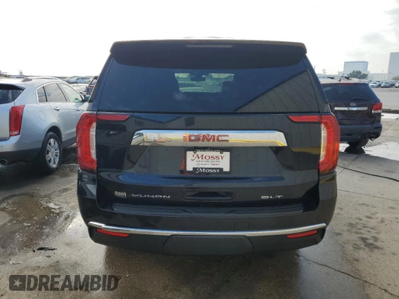 2022 GMC Yukon XL SLT with VIN 1GKS1GKDXNR353920, listed as a Copart auction lot 82441214 with 38,119 mi miles and Salvage Title. Bid and sale history available at carsss.com. Image 6.