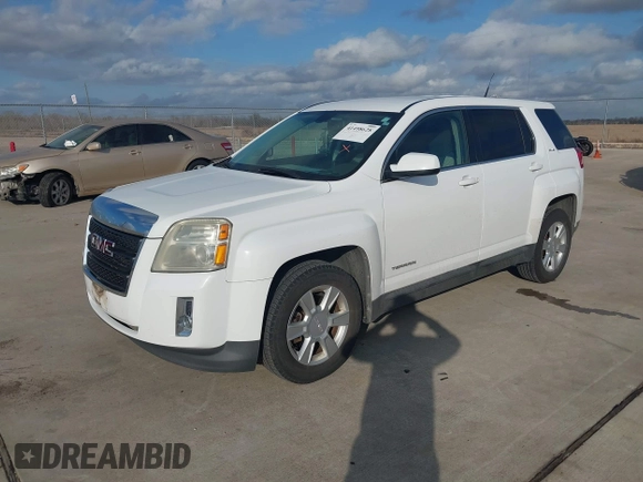2010 GMC Terrain SLE-1 with VIN 2CTALBEWXA6399968, listed as a IAAI auction lot 41498628 with 1 mi miles. Bid and sale history available at carsss.com. Image 2.
