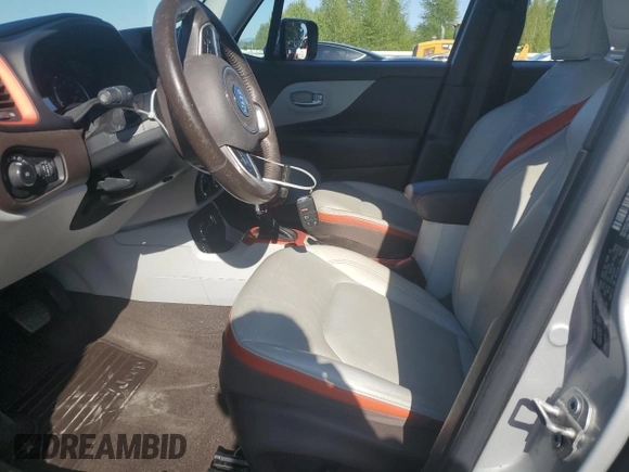 2015 Jeep Renegade Limited with VIN ZACCJBDT0FPB96034, listed as a Copart auction lot 55488195 with 52,504 mi miles and Salvage Title. Bid and sale history available at DreamBid. Image 7.