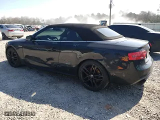 2013 Audi S5 Premium Plus with VIN WAUCGAFH4DN009057, listed as a Copart auction lot 44631485 with 124,854 mi miles and Salvage Title. Bid and sale history available at carsss.com. Image 2.