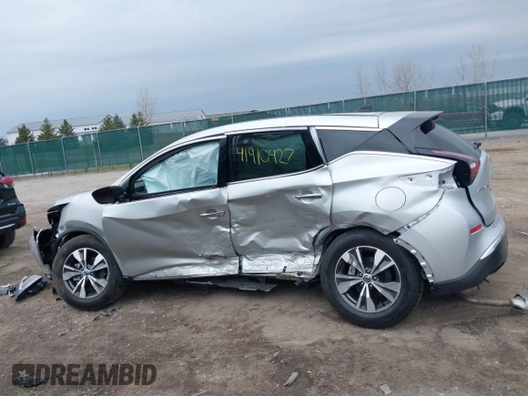 2022 Nissan Murano S z VIN 5N1AZ2AS6NC121316, wystawiony jako IAAI lot #41910427 z przebiegiem 50 212 mil mil oraz . Historia ofert i sprzedaży dostępna na DreamBid. Obrazek 14.