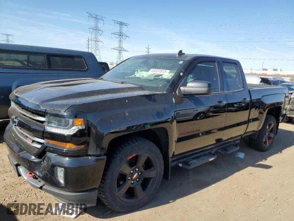 2017 Chevrolet Silverado 1500 LT with VIN 1GCVKREC6HZ345662, listed as a Copart auction lot 53331815 with 121,081 mi miles and Salvage Title. Bid and sale history available at DreamBid. Image 1.