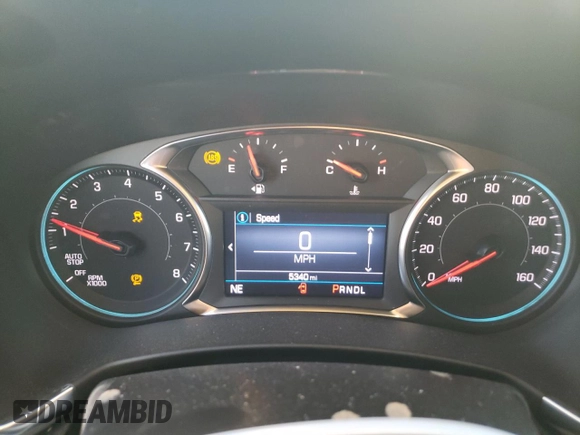 2024 Chevrolet Equinox LT with VIN 3GNAXKEG8RL204098, listed as a Copart auction lot 80752444 with 5,340 mi miles and Clean Title. Bid and sale history available at DreamBid. Image 9.