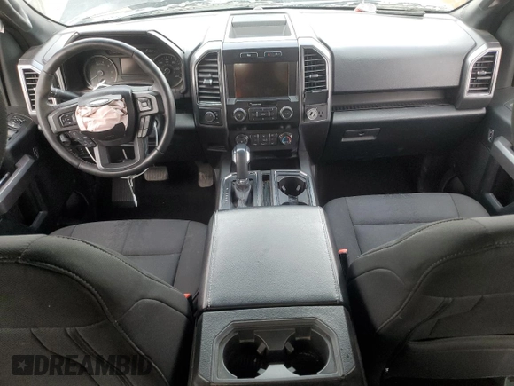 2019 Ford F-150 XL with VIN 1FTEW1EP2KFC06906, listed as a Copart auction lot 51792705 with 80,102 mi miles and Salvage title. Bid and sale history available at DreamBid. Image 8.