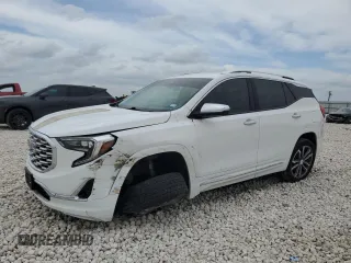2019 GMC Terrain Denali with VIN 3GKALSEX7KL396483, listed as a Copart auction lot 50463135 with 93,860 mi miles and Salvage Title. Bid and sale history available at DreamBid. Image 1.