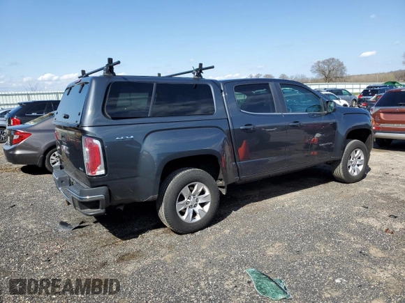 2017 GMC Canyon 4WD SLE with VIN 1GTG6CEN5H1163719, listed as a Copart auction lot 54301175 with 102,085 mi miles and Clean Title. Bid and sale history available at carsss.com. Image 3.