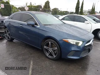 2021 Mercedes-Benz A 220 with VIN W1K3G4EB9MJ272143, listed as a IAAI auction lot 41568057 with 36,733 mi miles and . Bid and sale history available at DreamBid. Image 1.