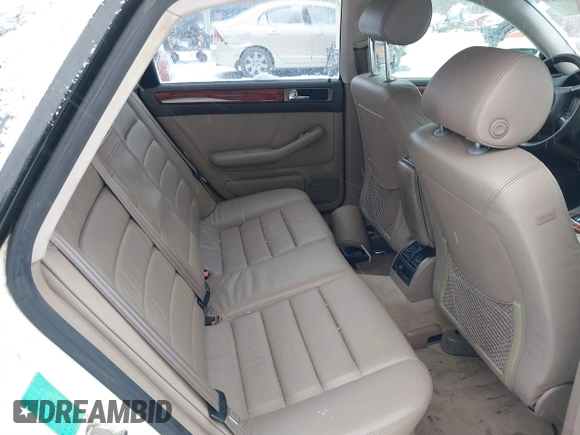 2001 Audi A6 with VIN WAUED54B01N124130, listed as a IAAI auction lot 41574761 with 137,069 mi miles. Bid and sale history available at carsss.com. Image 8.