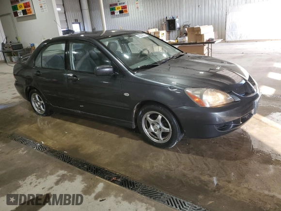 2004 Mitsubishi Lancer OZ-Rally with VIN JA3AJ86E14U048526, listed as a Copart auction lot 49844515 with 230,574 mi miles and Salvage Title. Bid and sale history available at carsss.com. Image 4.