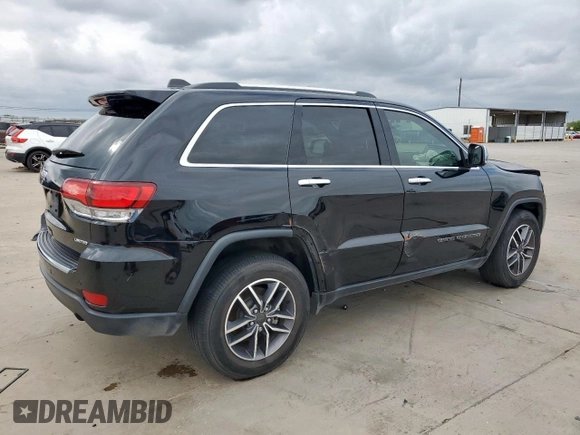 2020 Jeep Grand Cherokee Limited with VIN 1C4RJEBG9LC295453, listed as a Copart auction lot 50523005 with 36,891 mi miles and Salvage Title. Bid and sale history available at DreamBid. Image 3.