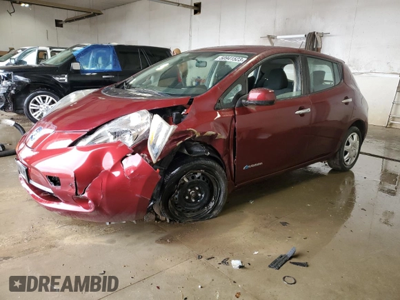 2017 Nissan LEAF SL with VIN 1N4BZ0CPXHC307733, listed as a Copart auction lot 50941523 with 0 mi miles. Bid and sale history available at carsss.com. Image 1.