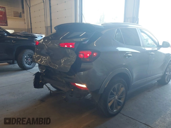 2022 Buick Encore GX Select with VIN KL4MMESLXNB117391, listed as a IAAI auction lot 41318441 with 30,563 mi miles and . Bid and sale history available at DreamBid. Image 21.