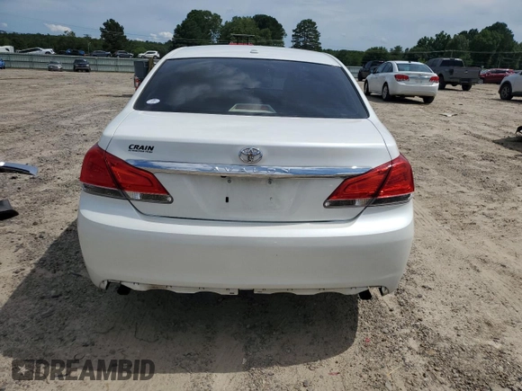 2011 Toyota Avalon with VIN 4T1BK3DB5BU374742, listed as a Copart auction lot 61616805 with Not provided miles and Clean title. Bid and sale history available at DreamBid. Image 6.