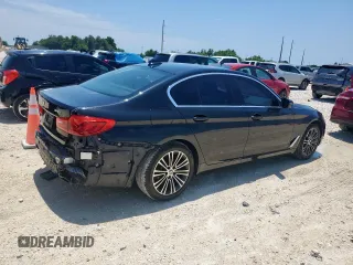 2020 BMW 5 Series 540i xDrive with VIN WBAJS3C02LCE01869, listed as a Copart auction lot 58245235 with 47,144 mi miles and Salvage title. Bid and sale history available at DreamBid. Image 3.