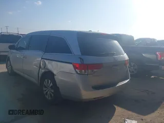 2014 Honda Odyssey EX-L with VIN 5FNRL5H64EB099175, listed as a IAAI auction lot 41522452 with 175,471 mi miles and . Bid and sale history available at carsss.com. Image 3.