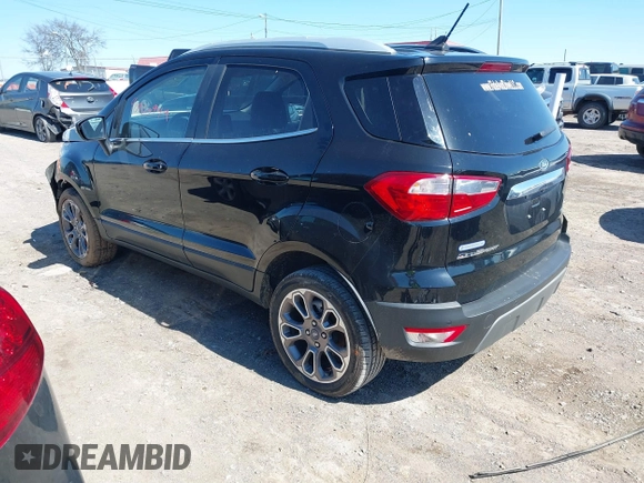 2019 Ford EcoSport Titanium with VIN MAJ3S2KE4KC307481, listed as a IAAI auction lot 41737442 with 41,524 mi miles and . Bid and sale history available at DreamBid. Image 3.