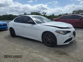 2019 Alfa Romeo Giulia z VIN ZARFAMANXK7600999, wystawiony jako Copart lot #55025785 z przebiegiem 102 625 mil mil oraz Tytuł czysty. Historia ofert i sprzedaży dostępna na DreamBid. Obrazek 4.