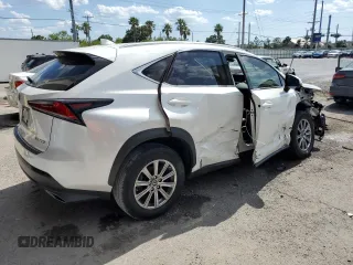 2021 Lexus NX with VIN JTJDARBZ2M5028774, listed as a Copart auction lot 53320185 with 23,335 mi miles and Non Repairable. Bid and sale history available at carsss.com. Image 3.