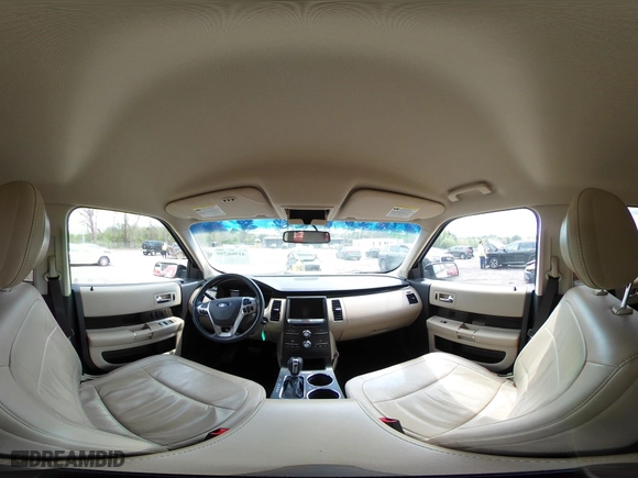 2014 Ford Flex SEL with VIN 2FMGK5C82EBD10918, listed as a IAAI auction lot 41966299 with 163,857 mi miles. Bid and sale history available at carsss.com. Image 18.