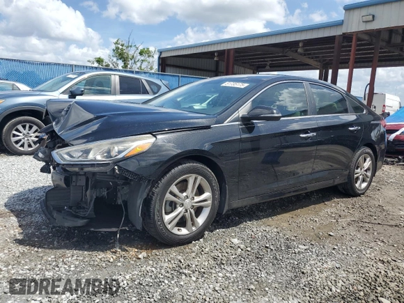 2018 Hyundai Sonata SEL with VIN 5NPE34AF4JH666466, listed as a Copart auction lot 51735175 with 76,997 mi miles and Salvage Title. Bid and sale history available at DreamBid. Image 1.