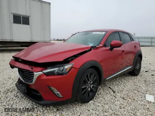 2017 Mazda CX-3 Grand Touring with VIN JM1DKFD79H0162503, listed as a Copart auction lot 44717205 with 102,013 mi miles and Salvage Title. Bid and sale history available at carsss.com. Image 1.