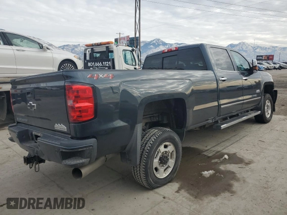2018 Chevrolet Silverado 3500HD High Country with VIN 1GC4K1EY7JF108484, listed as a Copart auction lot 87854835 with 88,518 mi miles and Salvage title. Bid and sale history available at DreamBid. Image 3.