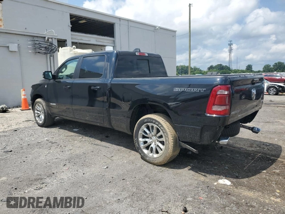2023 Ram 1500 Laramie with VIN 1C6SRFRT1PN577199, listed as a Copart auction lot 64833895 with 22,119 mi miles and Salvage title. Bid and sale history available at DreamBid. Image 2.