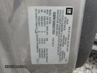 2008 Chevrolet Tahoe z VIN 1GNGK13008J212559, wystawiony jako Copart lot #59195815 z przebiegiem Nie podano mil oraz Nie do naprawy • Non repairable. Historia ofert i sprzedaży dostępna na DreamBid. Obrazek 16.