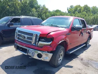 2010 Ford F-150 XL with VIN 1FTFW1EV6AKA65315, listed as a IAAI auction lot 40205081 with 222,866 mi miles. Bid and sale history available at carsss.com. Image 2.