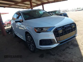 2023 Audi Q7 Premium Plus with VIN WA1LCBF75PD006040, listed as a IAAI auction lot 42478728 with 29,457 mi miles and . Bid and sale history available at DreamBid. Image 1.