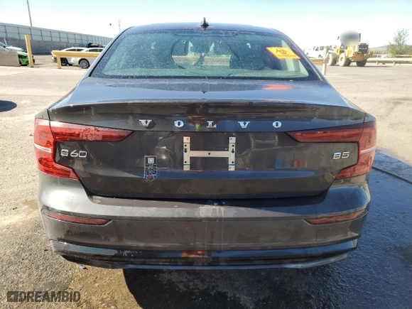 2024 Volvo S60 Core Dark Theme with VIN 7JRL12FK6RG322386, listed as a Copart auction lot 53579555 with 19,712 mi miles and Clean Title. Bid and sale history available at carsss.com. Image 6.