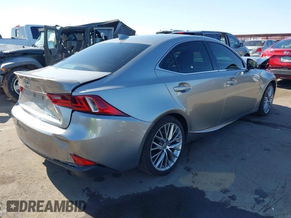 2015 Lexus IS 250 with VIN JTHCF1D23F5021139, listed as a IAAI auction lot 42105880 with 141,580 mi miles and . Bid and sale history available at DreamBid. Image 4.