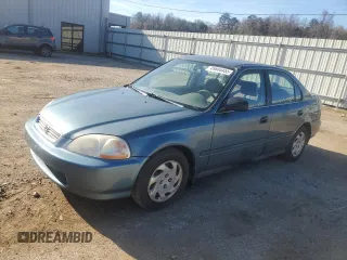 1996 Honda Civic LX "O" w/Air with VIN 1HGEJ6676TL055079, listed as a Copart auction lot 49606455 with 253,131 mi miles and Salvage Title. Bid and sale history available at carsss.com. Image 1.